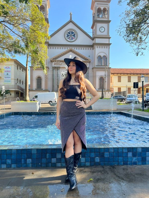 saia de brilho midi saia de brilho midi