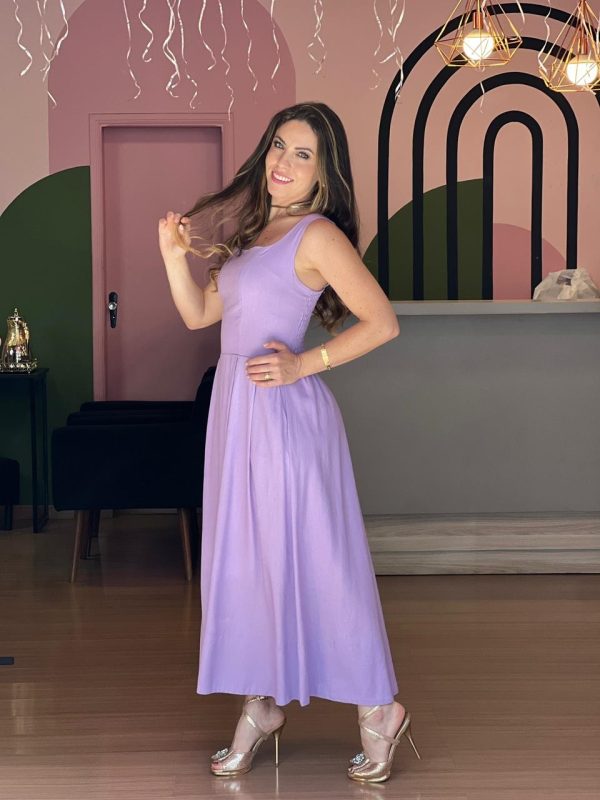 vestido boneca linho