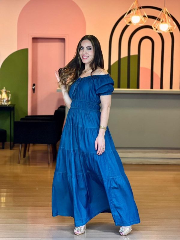 vestido jeans luna vestido jeans luna