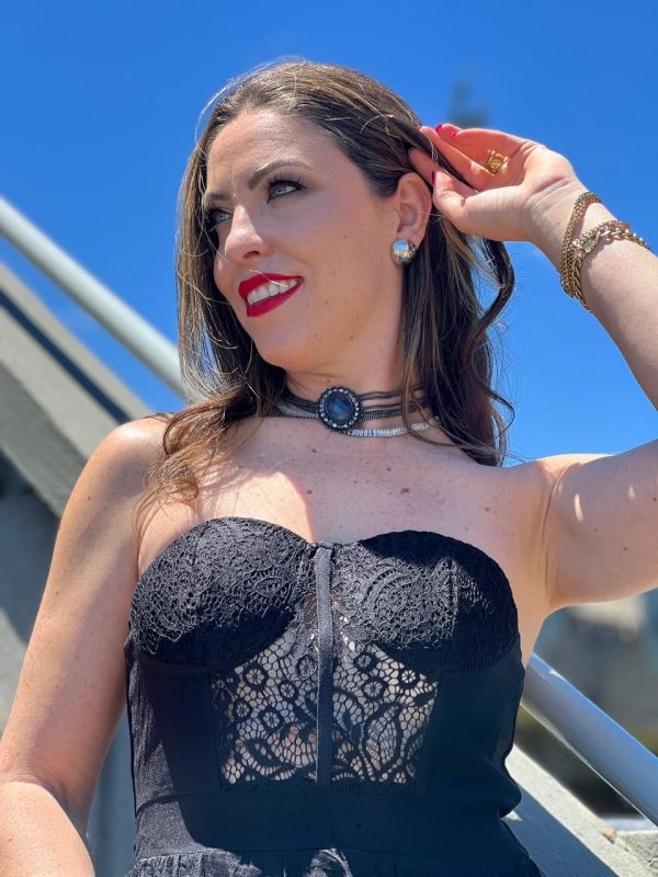 vestido lemise preto tule vestido lemise preto tule