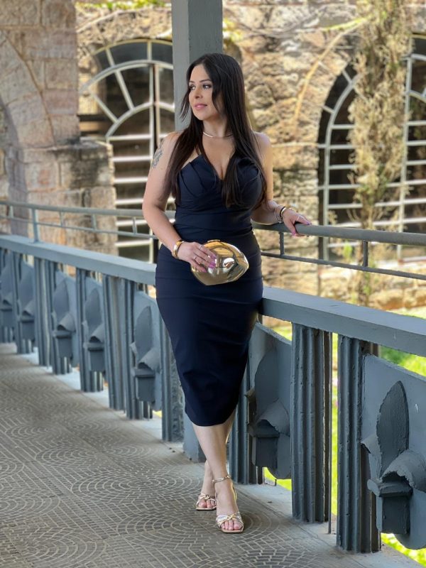 vestido montaria tomara que caia