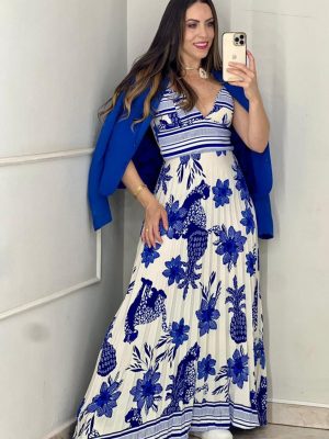 vestido floral coleção florata