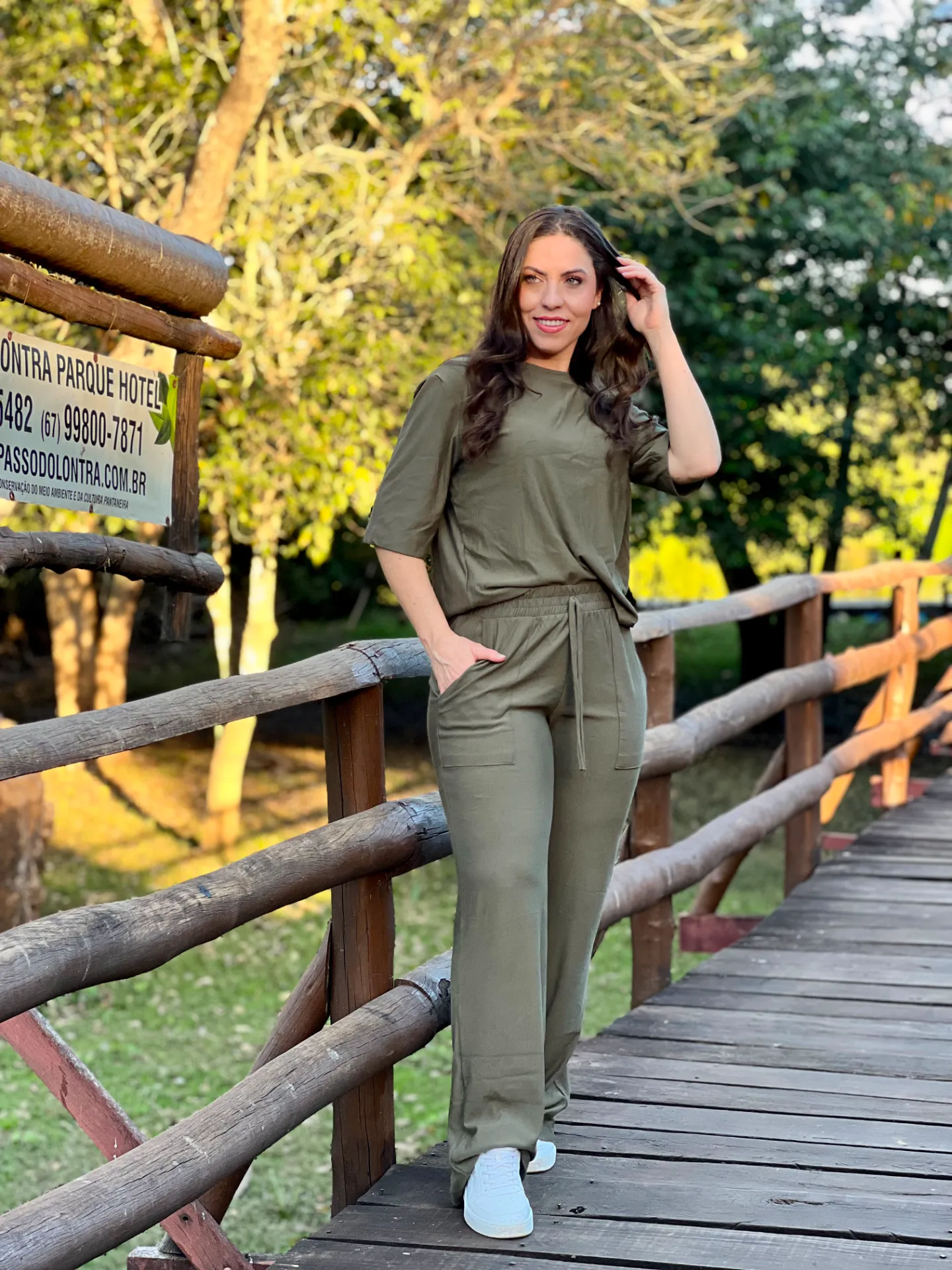 conjunto total confort verde