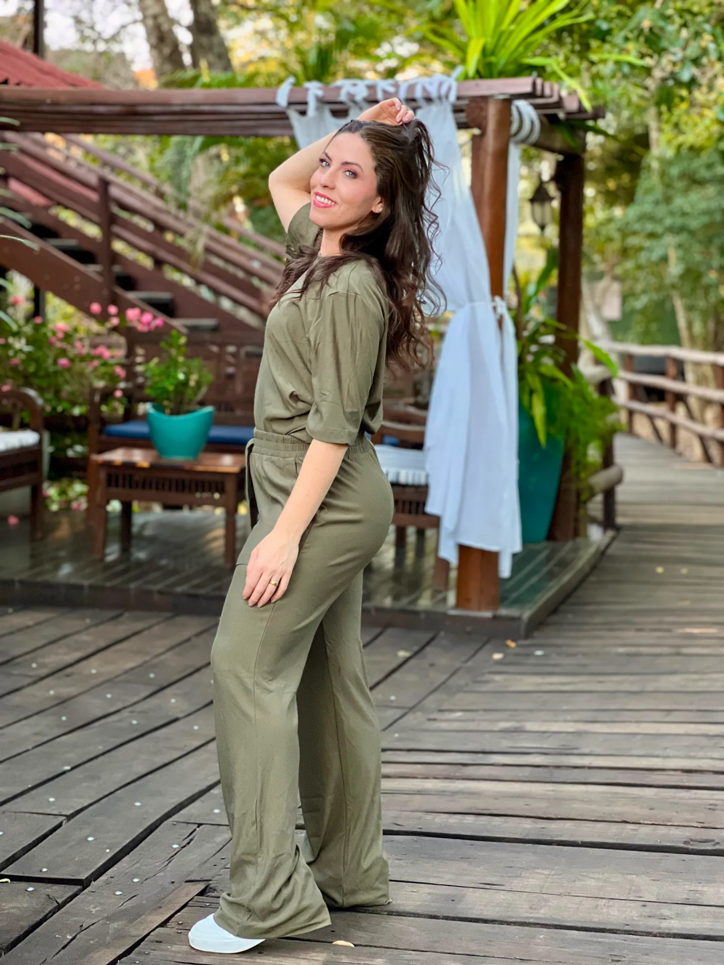 conjunto total confort verde